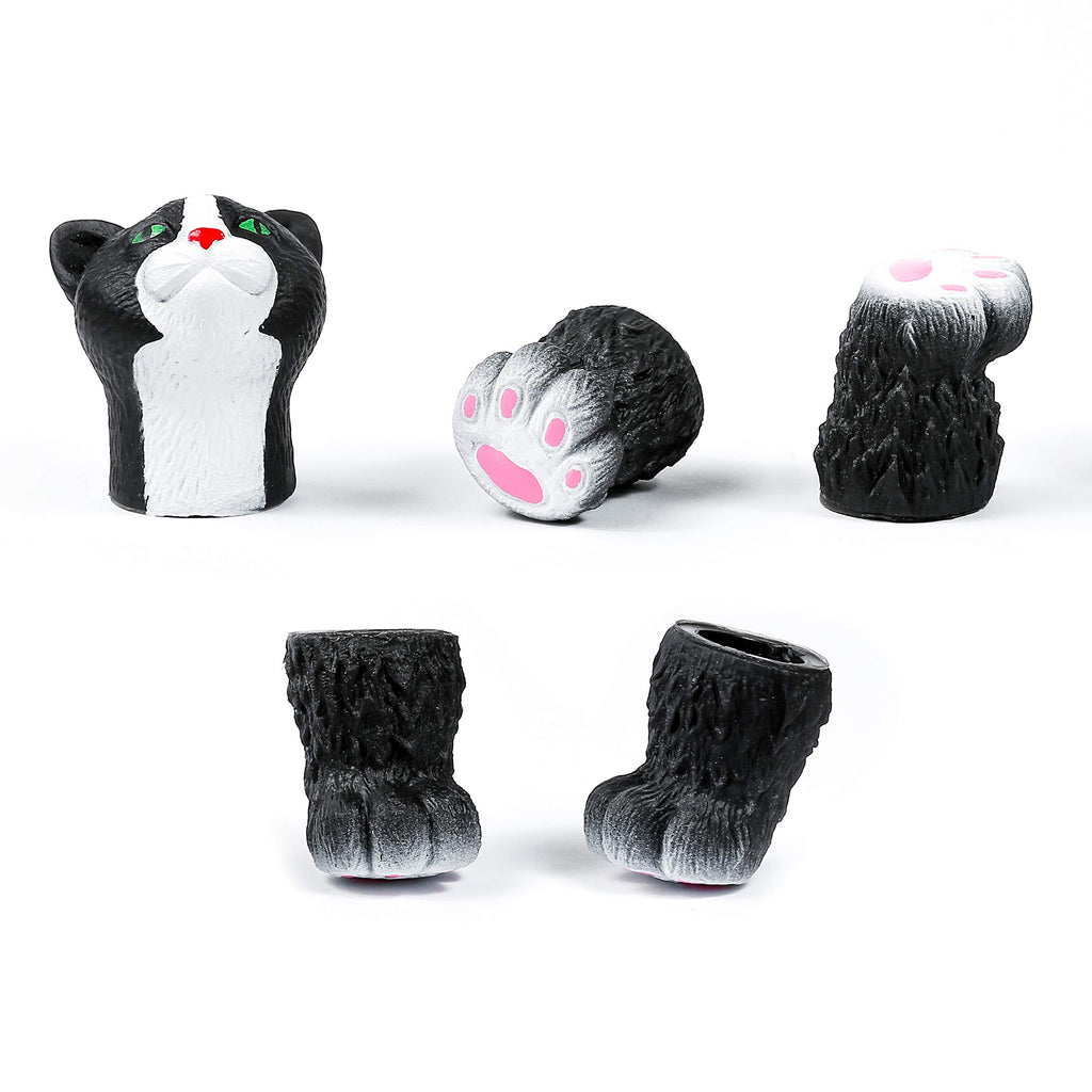 AQKILO Squirrel and Cat Finger Puppet Set – 2-Piece Mini PVC Puppets for Storytelling, Gifts, and Pretend Play