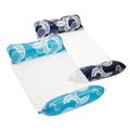 Aqua LEISURE Waterlife 4-in-1 Pool Hammock - 2-Pack, Inflatable Chair Float, Navy & Blue