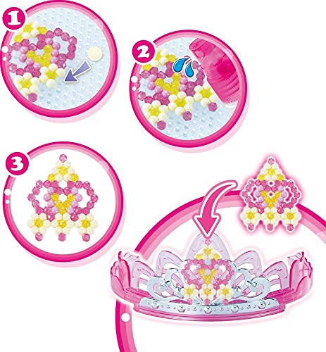 Aquabeads 3D Princess Tiara Set – Over 500 Beads, Wearable Craft for Kids Ages 4+