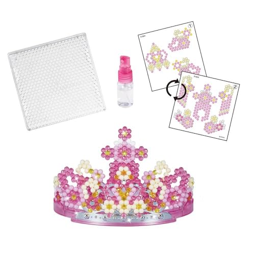 Aquabeads 3D Princess Tiara Set – Over 500 Beads, Wearable Craft for Kids Ages 4+