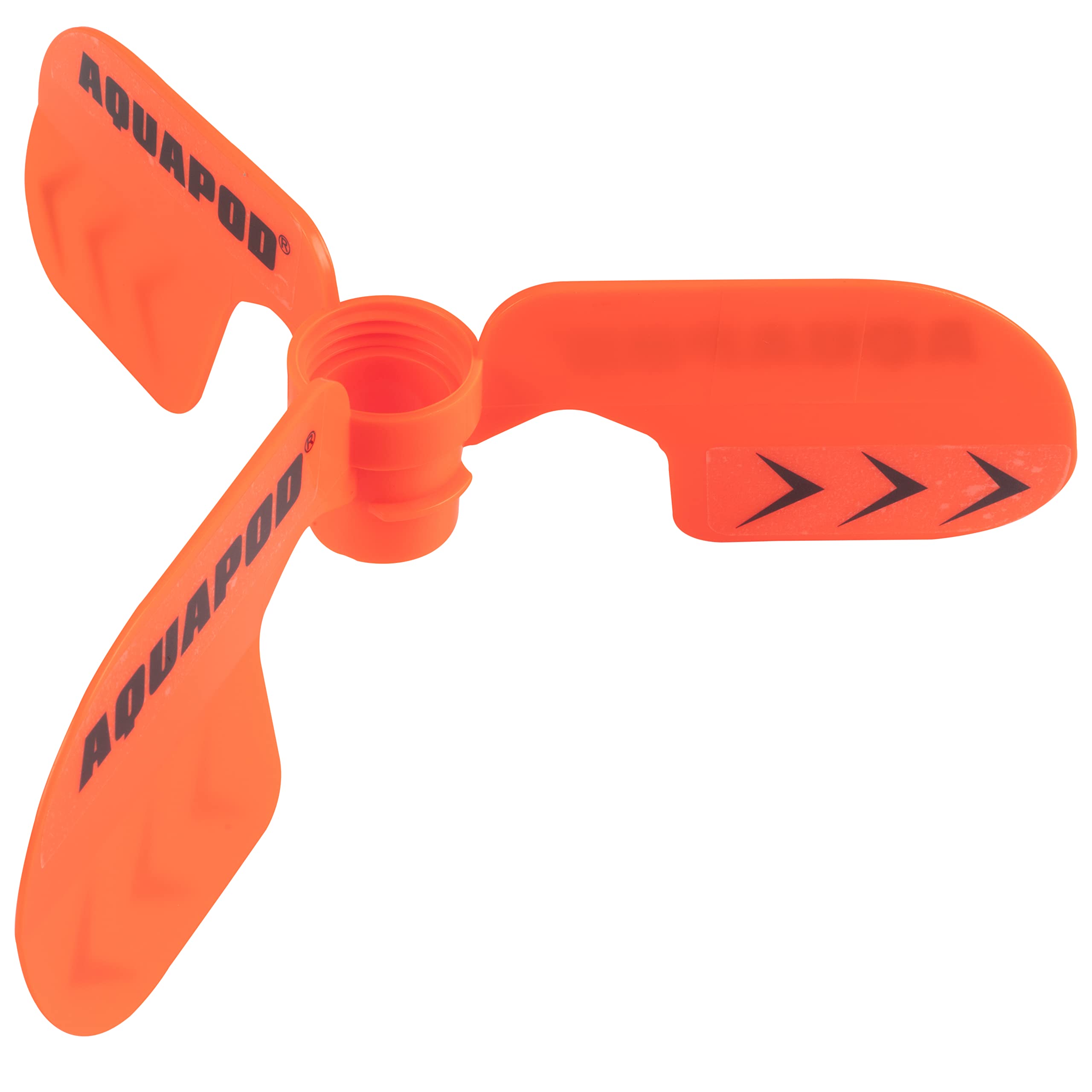 Aquapod Curved Water Rocket Fin – Screw-On Spiral Flight for 2-Liter Bottles, STEM Outdoor Toy