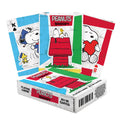 AQUARIUS Peanuts Snoopy Playing Cards – 54-Card Deck with Classic Comic Art, Poker Size Linen Finish