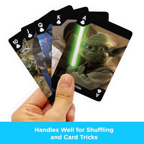 Aquarius Star Wars Light Side Heroes Playing Cards – Officially Licensed Poker Deck with Linen Finish