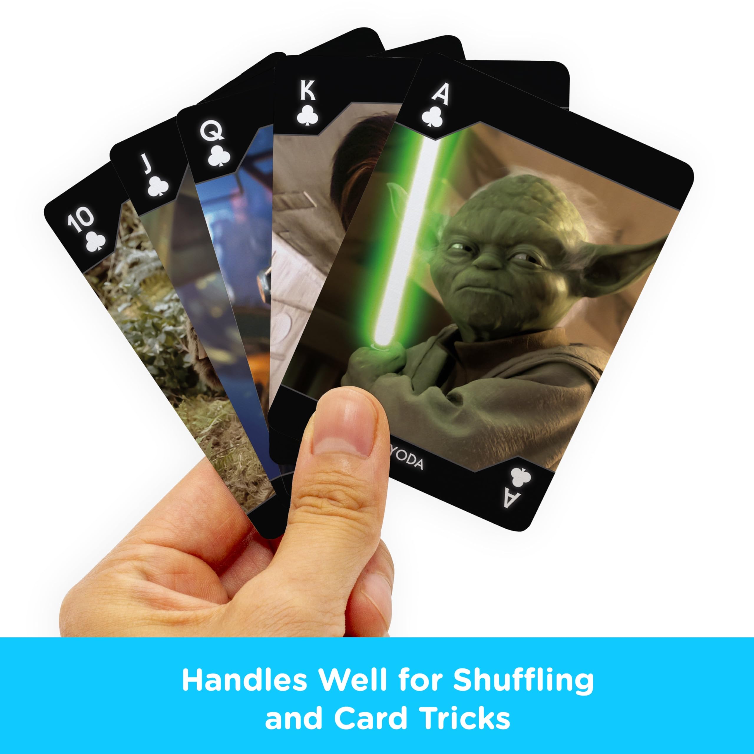Aquarius Star Wars Light Side Heroes Playing Cards – Officially Licensed Poker Deck with Linen Finish