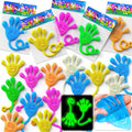 Armaytoy 28-Pack Glow in the Dark Sticky Hands – Party Favors, Piñata Fillers, Classroom Prizes