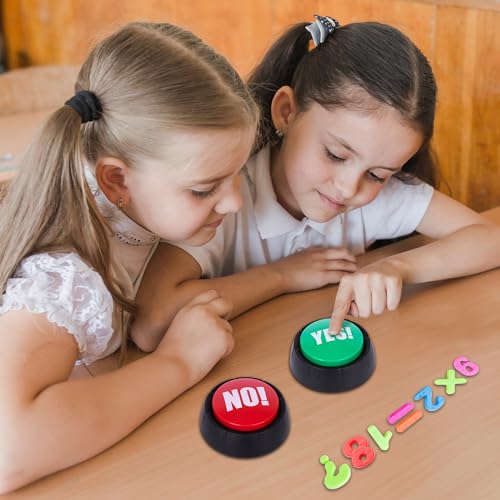 ArtCreativity Yes Button – Funny Desk Toy with 10 Sound Variations