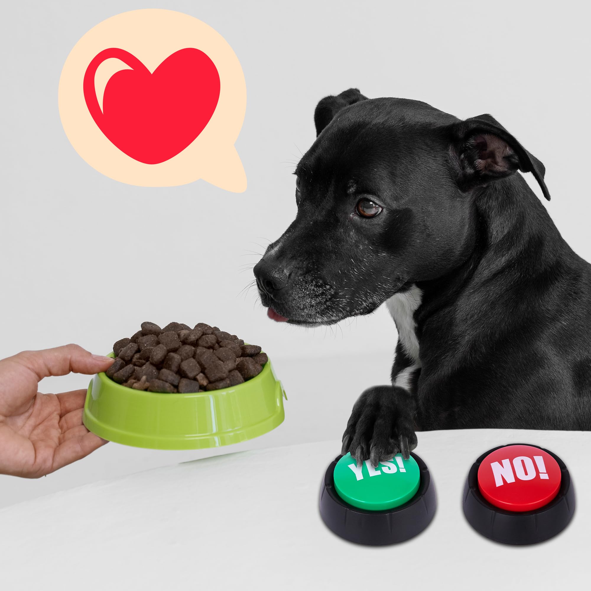 ArtCreativity Yes Button – Funny Desk Toy with 10 Sound Variations