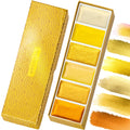 ARTISTRO Metallic Watercolor Paint Set - 6 Gold Colors, XL Pans, ASTM-I Lightfastness for Artists