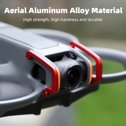 Arzroic Gimbal Guard for DJI Avata 2 – Red, Lightweight Aluminum Alloy Protector