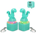 ATESSON Lizard Button Keychain Fidget Toy 2-Pack – Rechargeable Sound & Light Stress Relief