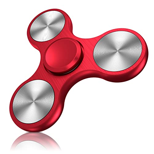 ATESSON Ultra Durable Stainless Steel Fidget Spinner – High Speed Precision Metal Toy for Stress Relief and Focus