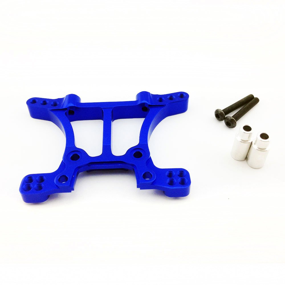Atomik RC Blue Alloy Front Shock Tower – CNC 6061 Aluminum, Fits Traxxas Slash 4X4 & More, Replaces 6839