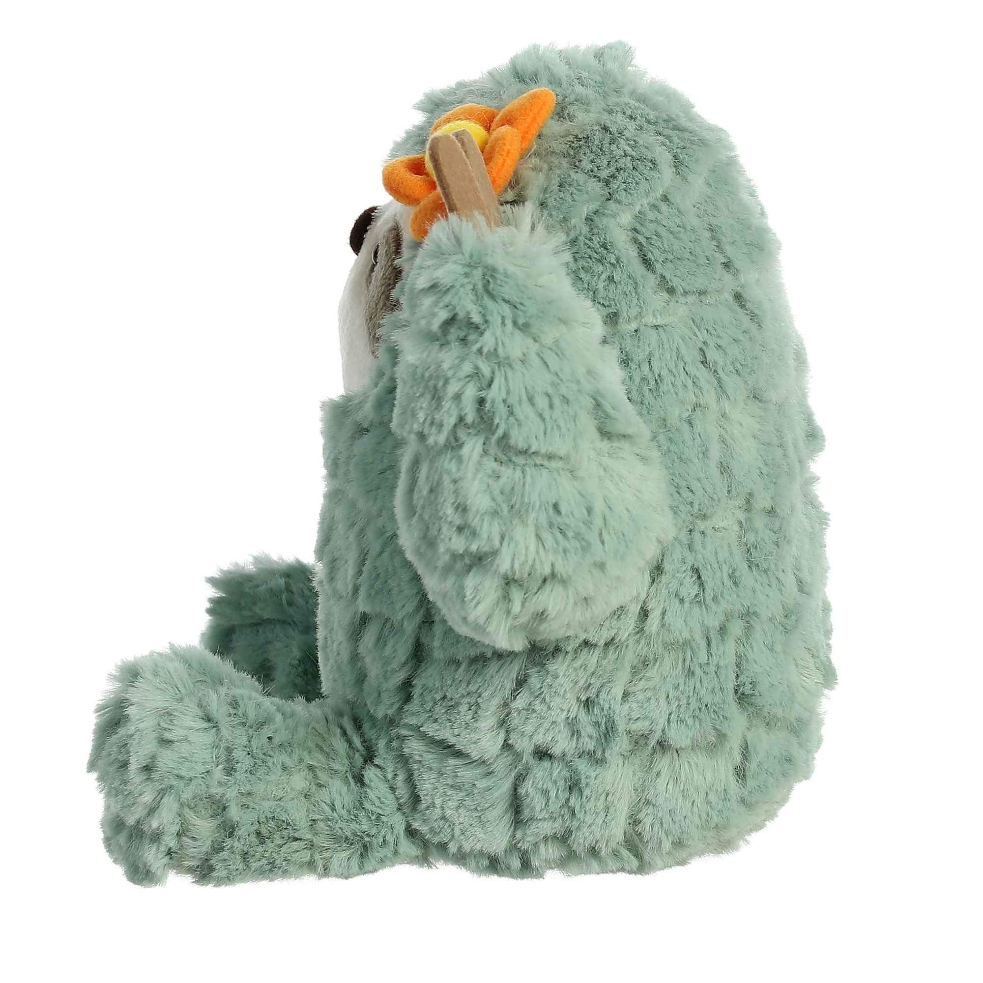 Aurora Cactus Sloth Stuffed Animal - 8 Inch Green Plush Toy from Cactus Kingdom