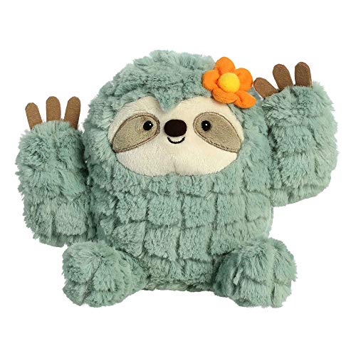 Aurora Cactus Sloth Stuffed Animal - 8 Inch Green Plush Toy from Cactus Kingdom