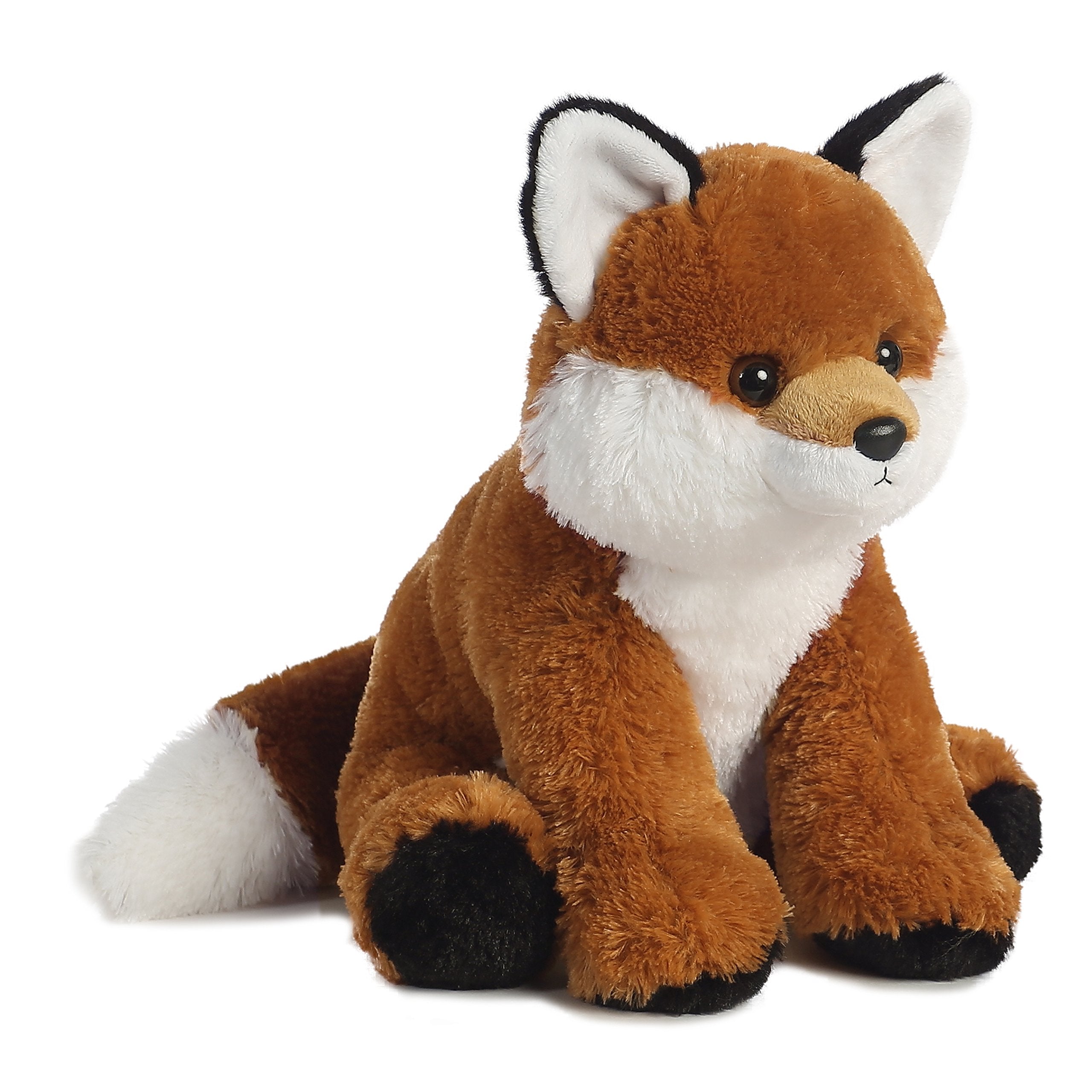 Aurora Destination Plush Fox, 12-Inch Brown Stuffed Animal with Safety Features