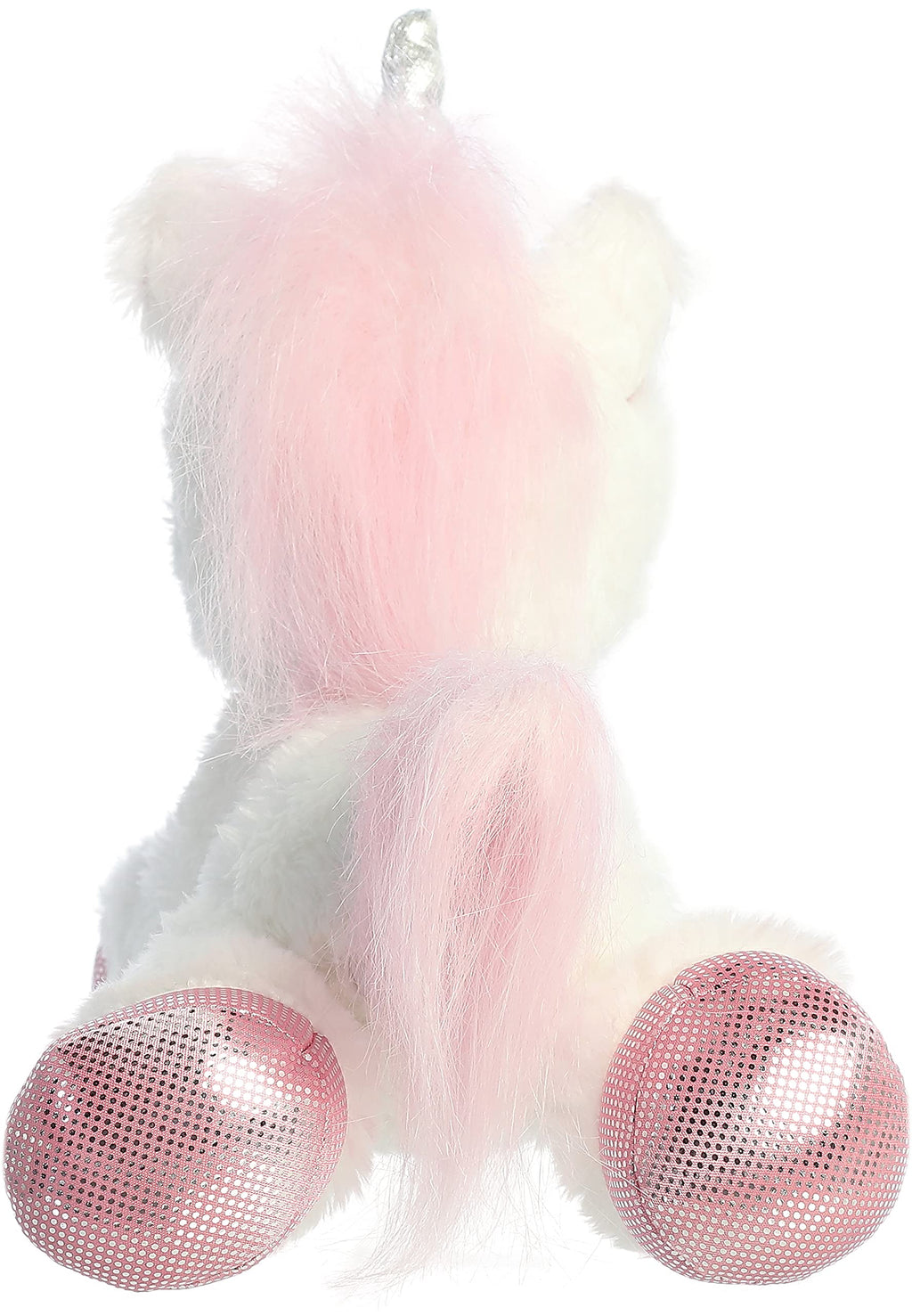 Aurora Dreamy Eyes Heavenly Unicorn Plush, 10" White with Sleepy Eyes