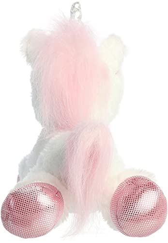 Aurora Dreamy Eyes Heavenly Unicorn Plush, 10" White with Sleepy Eyes