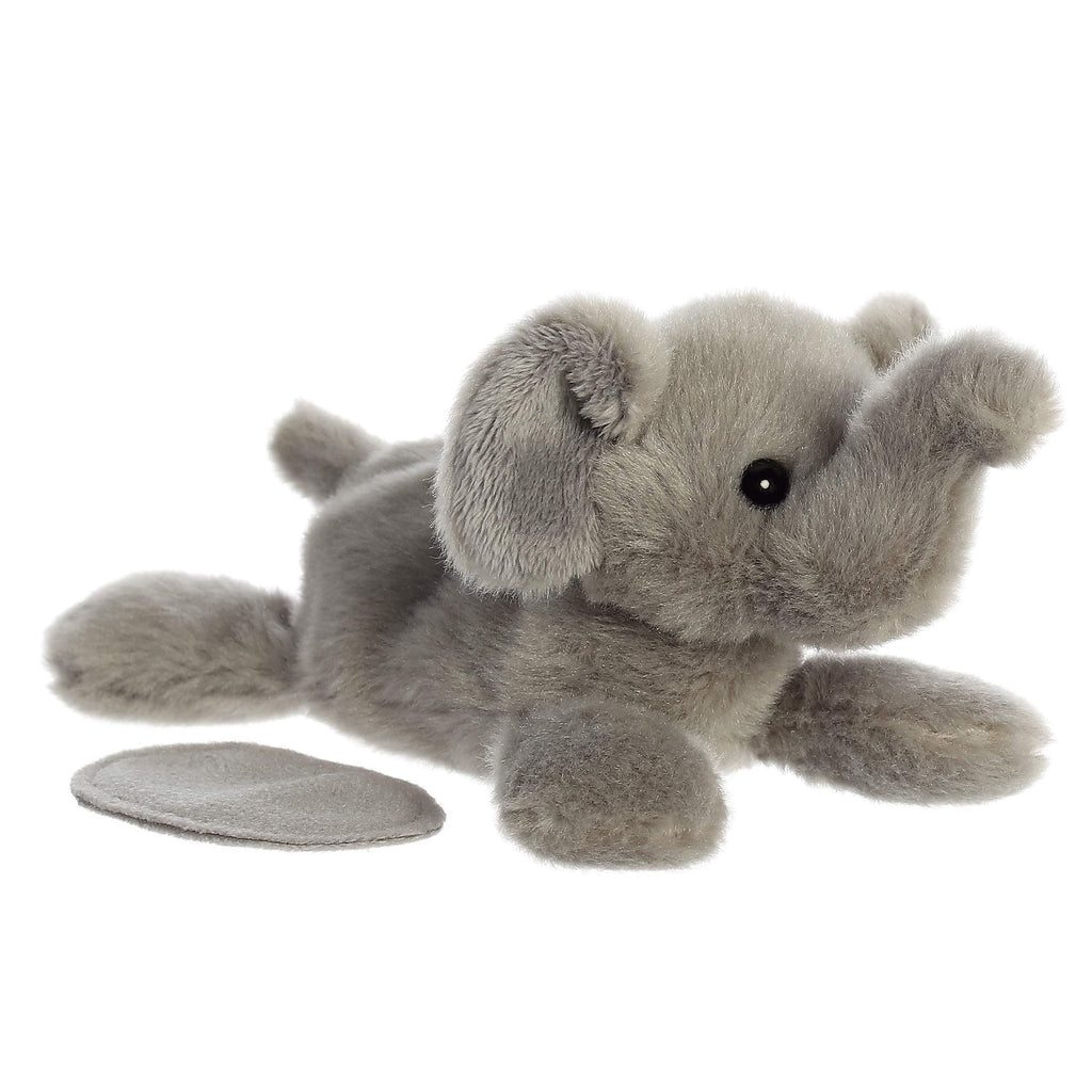 Aurora Ella Elephant Shoulderkin Plush - Gray Magnetic Stuffed Animal for Kids Ages 3+