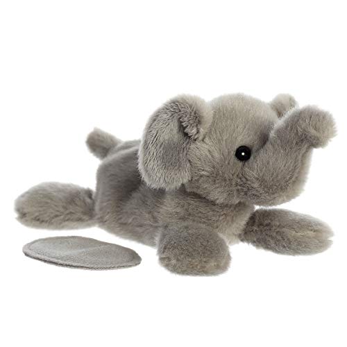 Aurora Ella Elephant Shoulderkin Plush - Gray Magnetic Stuffed Animal for Kids Ages 3+
