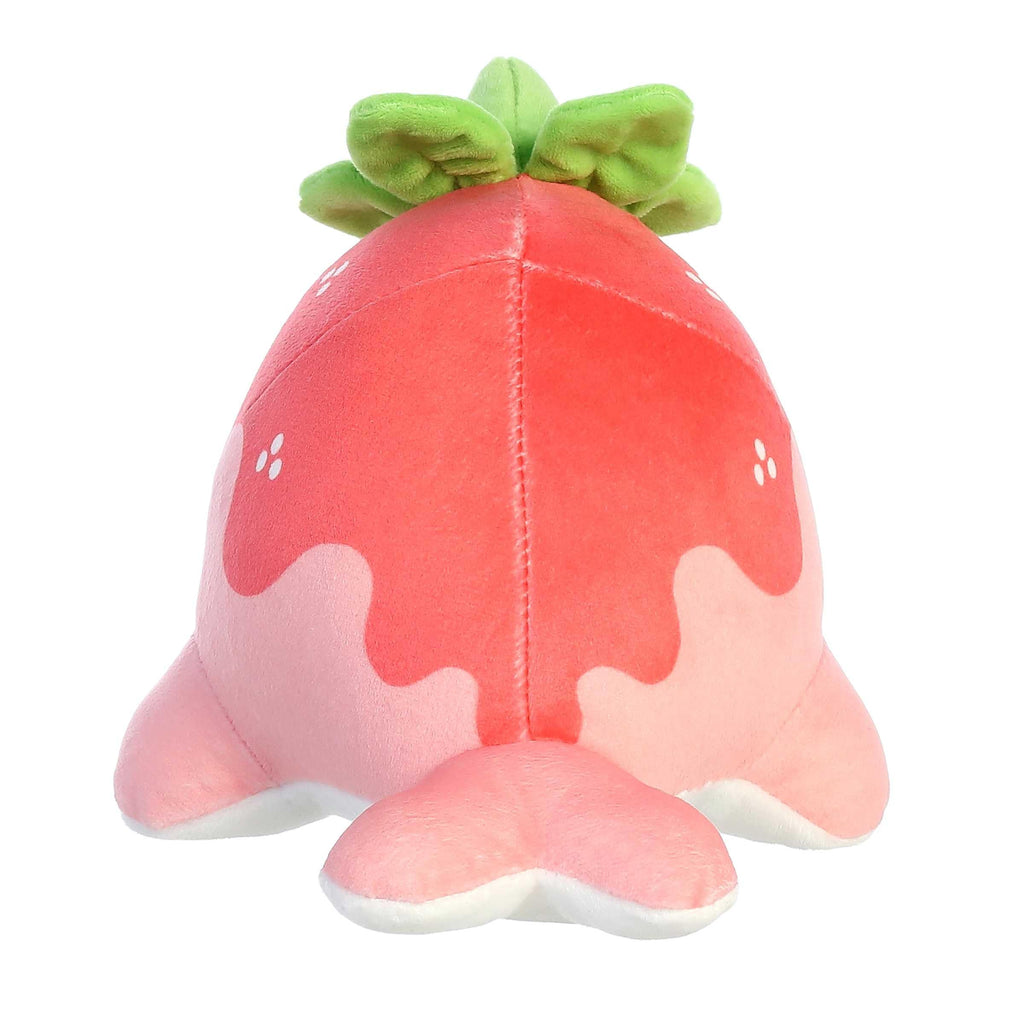 Aurora® Enchanting Tasty Peach® Strawberry Nomwhal - 8 Inch Pink Stuffed Animal
