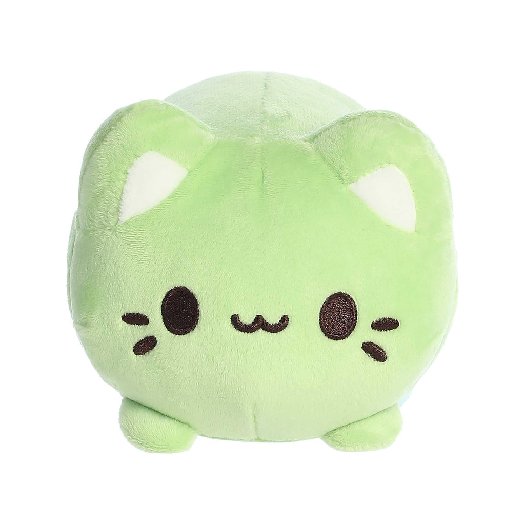 Aurora Green Tea Meowchi Plush - 7 Inch Soft Stuffed Animal with Bean Pellets