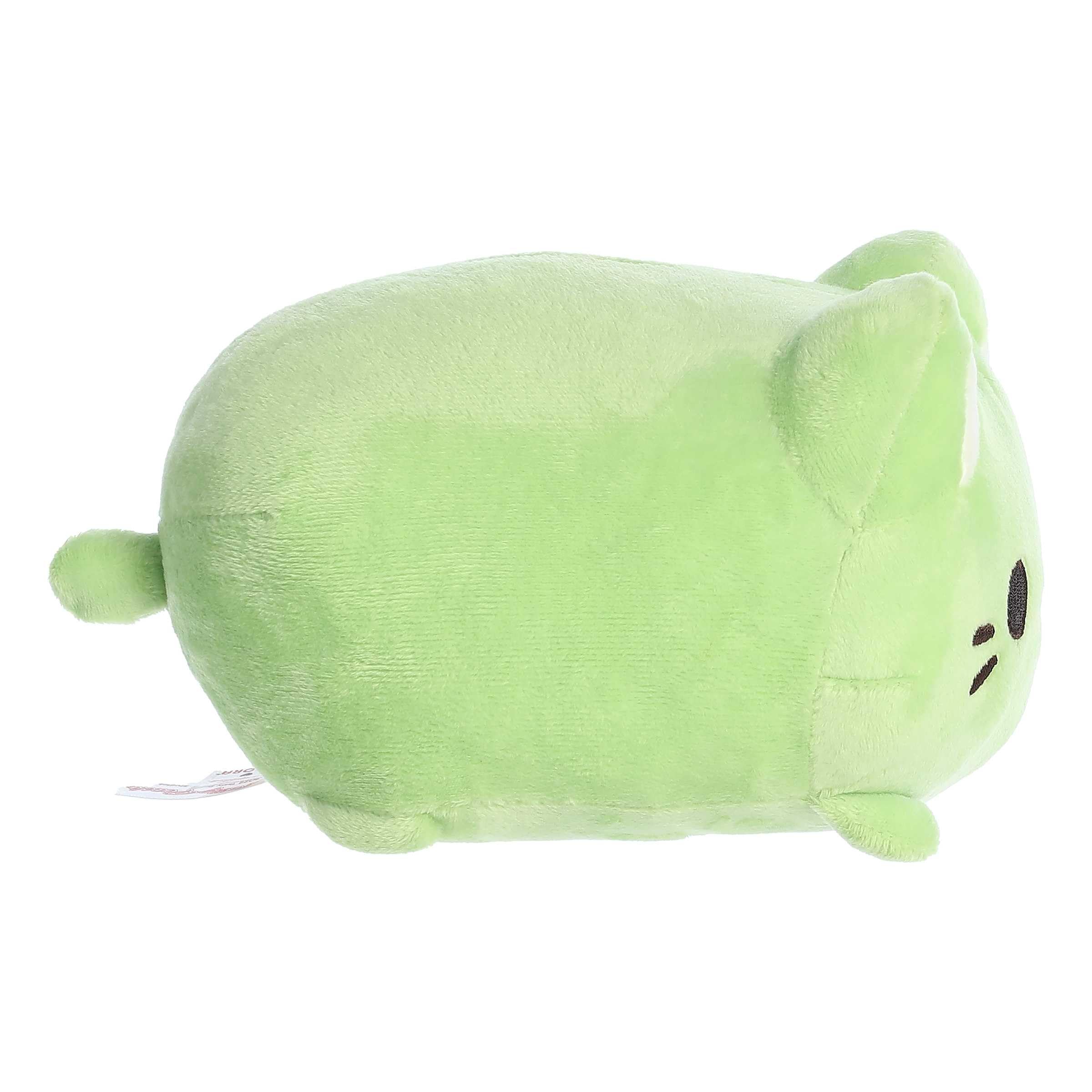Aurora Green Tea Meowchi Plush - 7 Inch Soft Stuffed Animal with Bean Pellets