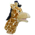 Aurora Jolie Giraffe Hand Puppet – Brown, 10-Inch Interactive Plush for Storytelling and Play