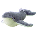 Aurora Mini Flopsie Ahab Whale Stuffed Animal - 10 Inch Gray Plush Toy for Kids and Adults
