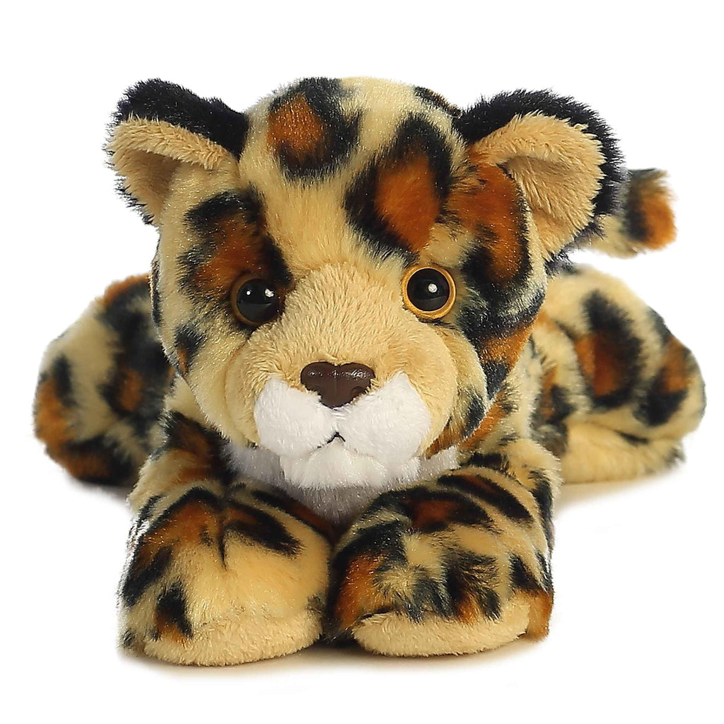 Aurora Mini Flopsie Amazon Jaguar Stuffed Animal – 8 Inch Soft Plush Toy for All Ages