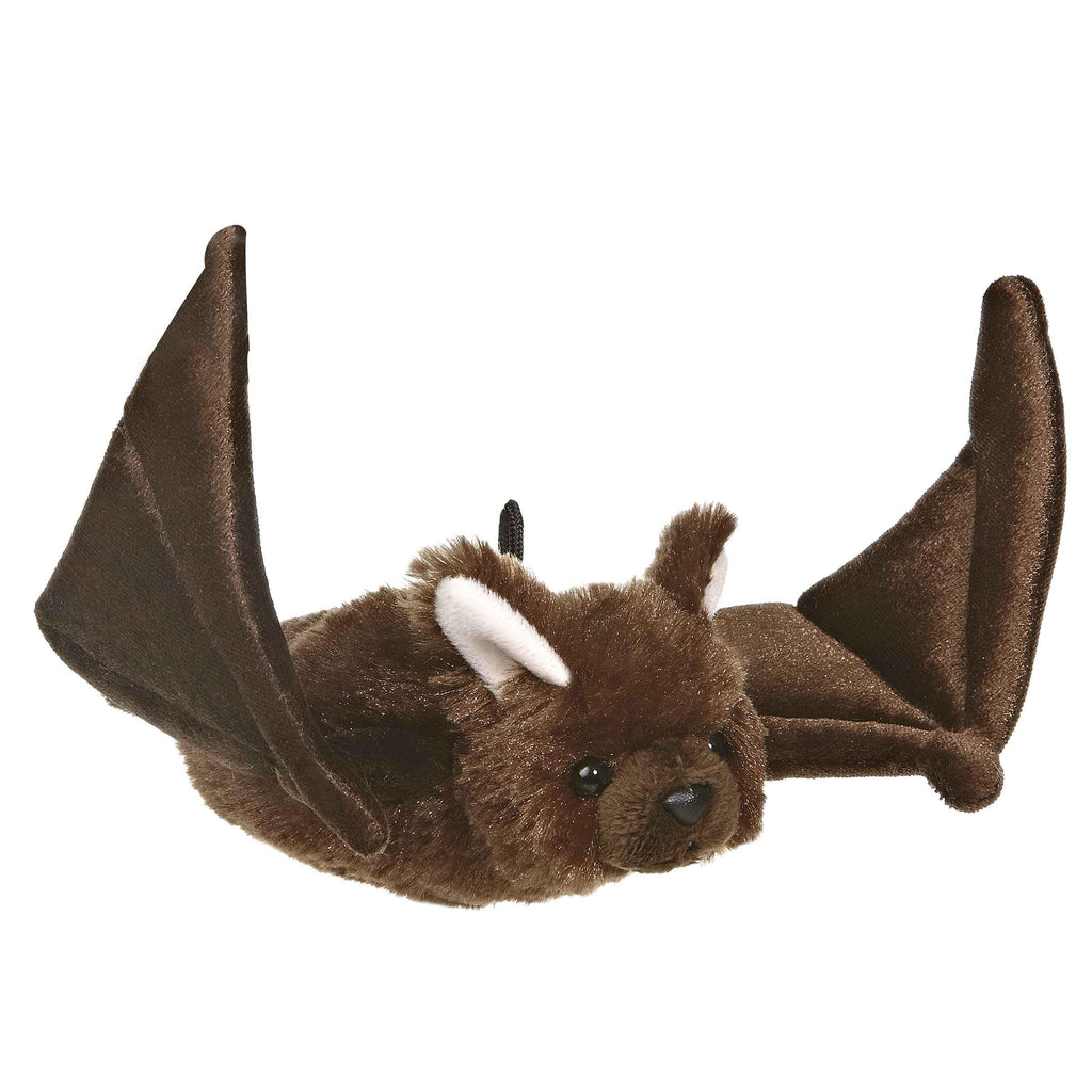 Aurora Mini Flopsie Bat Stuffed Animal - 12-Inch Soft Plush, Belly-Down Design for Cuddling
