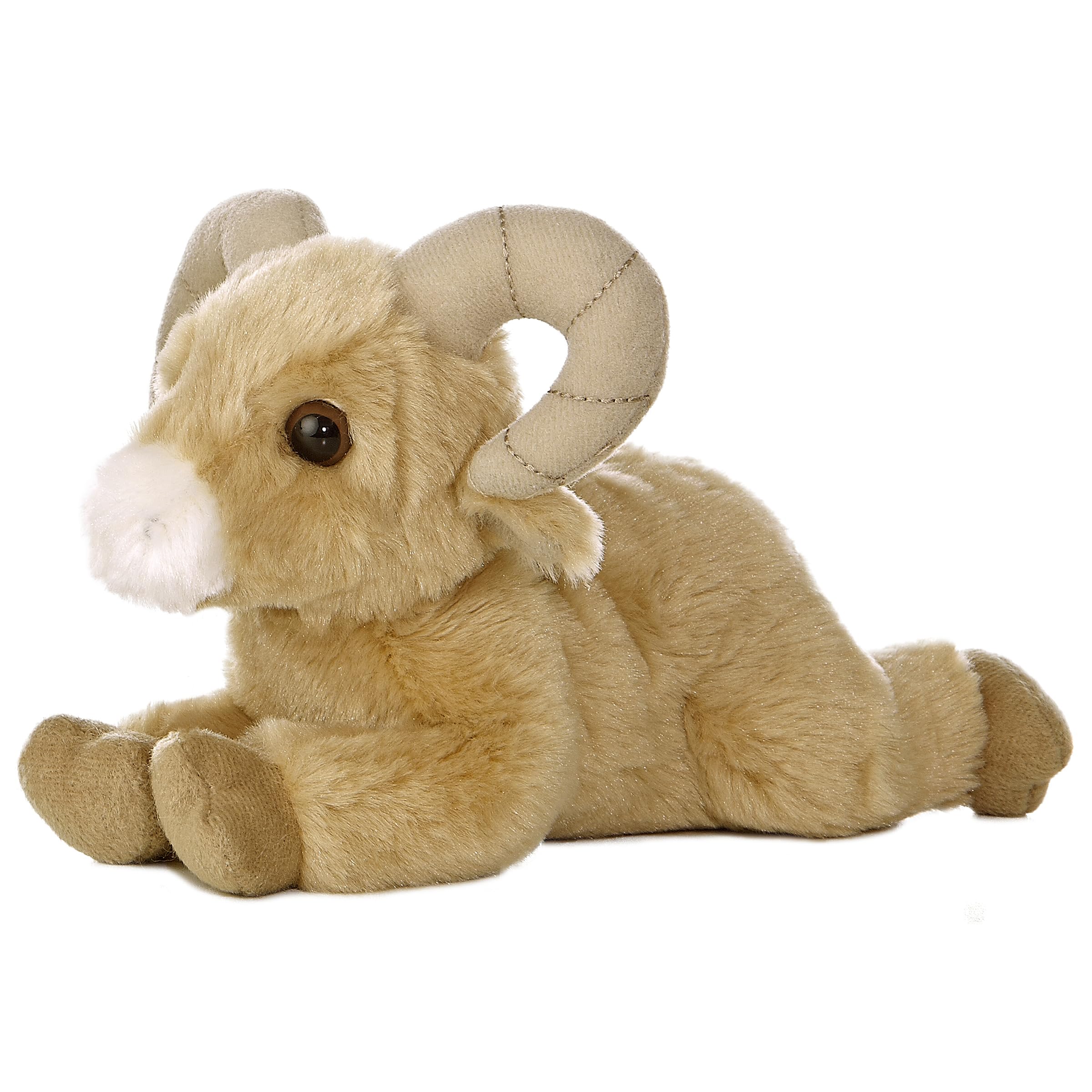Aurora Mini Flopsie Big Horn Sheep Plush - 8 Inch Soft Stuffed Animal for Cuddles and Play