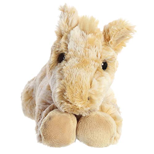 Aurora Mini Flopsie Caramel Horse – 8-Inch Soft Plush Stuffed Animal for Cuddles and Play