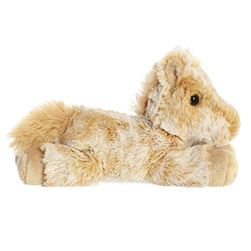 Aurora Mini Flopsie Caramel Horse – 8-Inch Soft Plush Stuffed Animal for Cuddles and Play