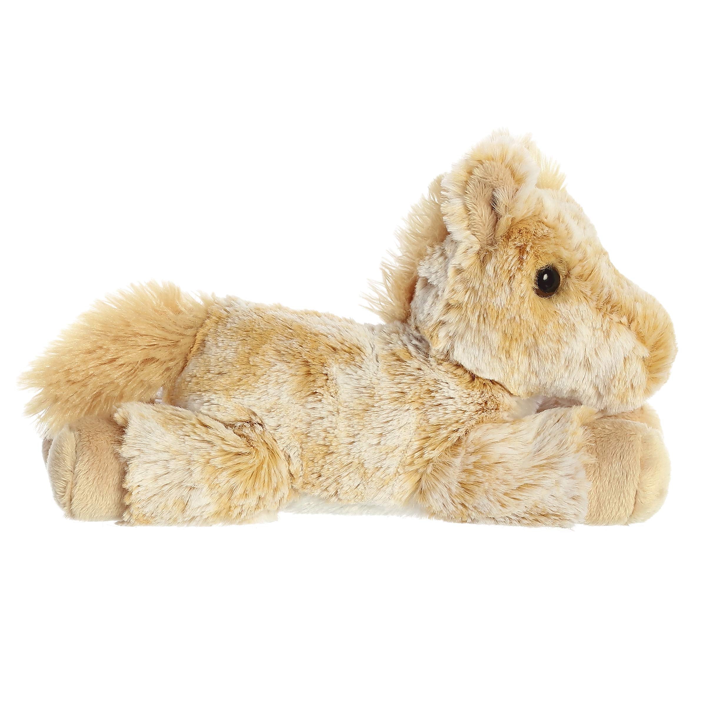 Aurora Mini Flopsie Caramel Horse – 8-Inch Soft Plush Stuffed Animal for Cuddles and Play
