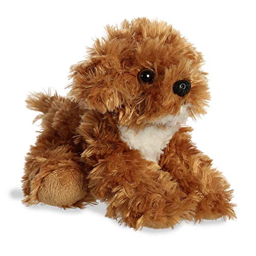 Aurora Mini Flopsie Chai Cockapoo Stuffed Animal - 8-Inch Cloud-Soft Plush Puppy with Bean Pellets