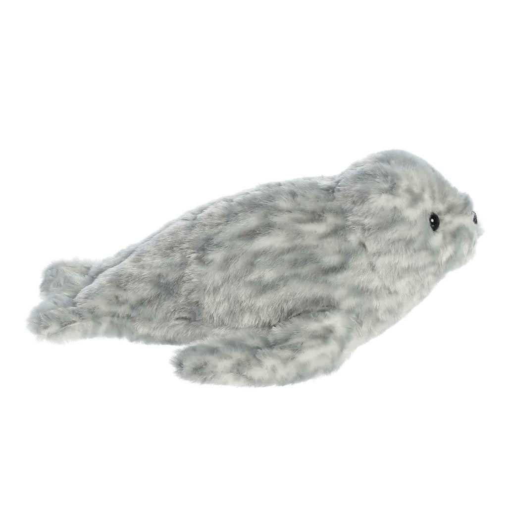 Aurora Mini Flopsie Harbor Seal Stuffed Animal - Soft 8-Inch Plush Toy for All Ages