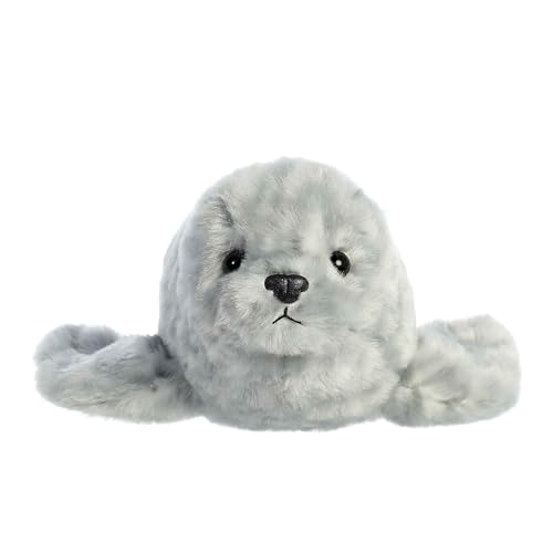 Aurora Mini Flopsie Harbor Seal Stuffed Animal - Soft 8-Inch Plush Toy for All Ages