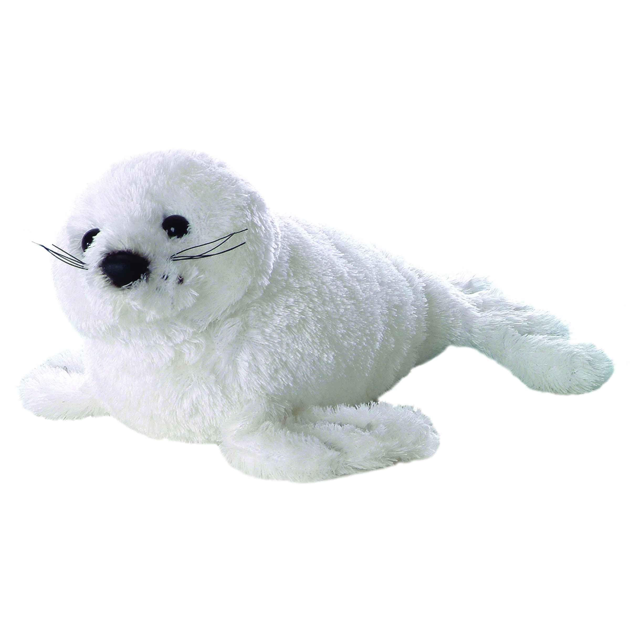 Aurora Mini Flopsie Harp Seal Stuffed Animal – 8-Inch Soft Plush Toy for Cuddles and Play
