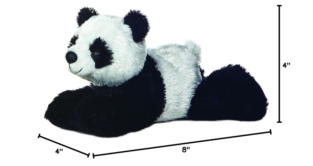 Aurora Mini Flopsie Mei Mei Panda Plush – 8-Inch Soft Stuffed Animal for Cuddles and Play