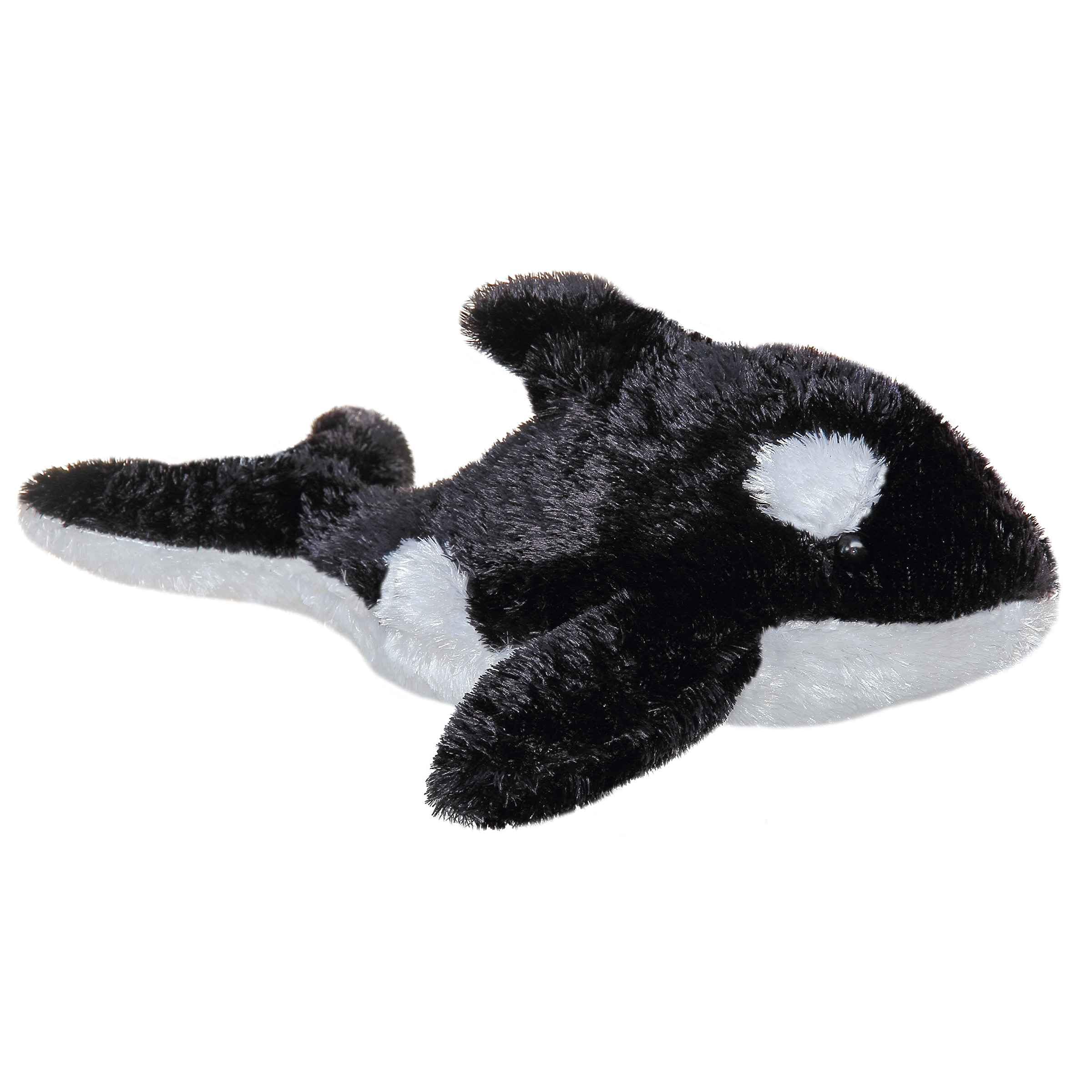 Aurora Mini Flopsie Orca Stuffed Animal – 9 Inch Soft Plush Whale