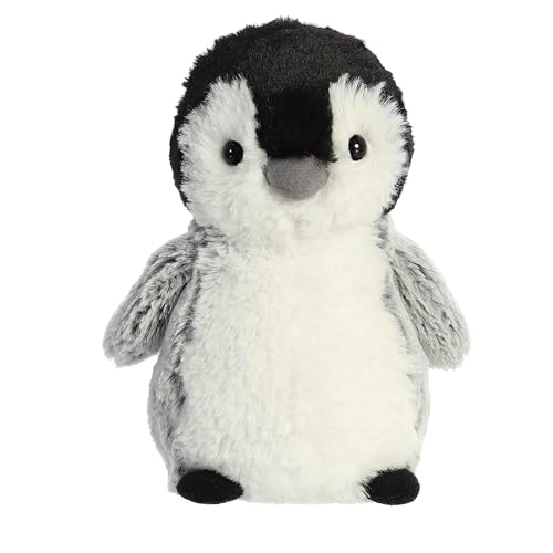 Aurora Mini Flopsie Pippin Penguin Stuffed Animal – 6.5 Inch Soft Plush Toy