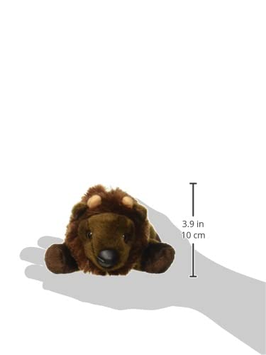 Aurora Mini Flopsie Plains Bison Stuffed Animal – 8-Inch Plush Toy for Kids and Adults