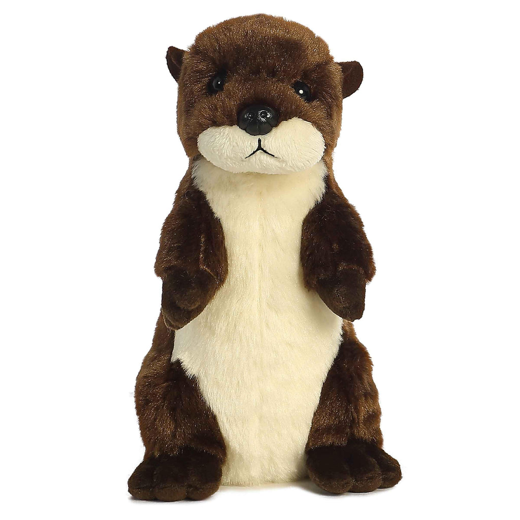 Aurora Mini Flopsie River Otter Stuffed Animal – 7-Inch Soft Plush Toy for Kids and Adults