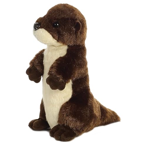 Aurora Mini Flopsie River Otter Stuffed Animal – 7-Inch Soft Plush Toy for Kids and Adults