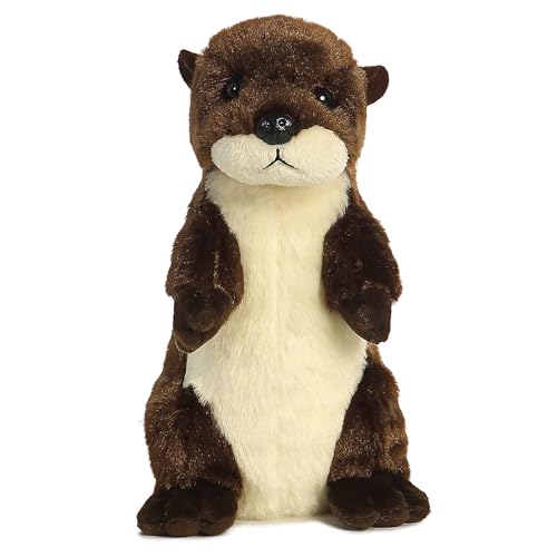 Aurora Mini Flopsie River Otter Stuffed Animal – 7-Inch Soft Plush Toy for Kids and Adults