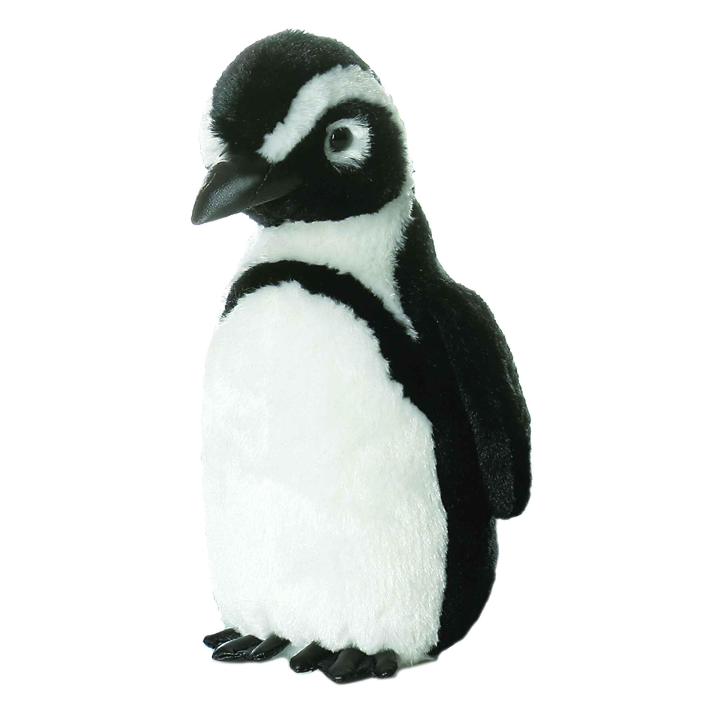 Aurora Mini Flopsie Sphen Stuffed Animal – 8-Inch Plush Penguin with Belly-Down Design
