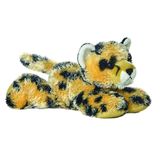 Aurora Mini Flopsie Streak Cheetah Plush - 8 inch Soft Stuffed Animal for Cuddling and Play