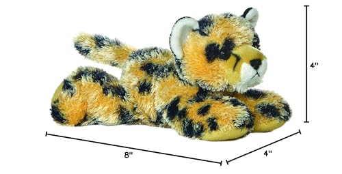 Aurora Mini Flopsie Streak Cheetah Plush - 8 inch Soft Stuffed Animal for Cuddling and Play