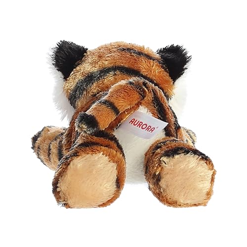 Aurora Mini Flopsie Tanya Tiger Stuffed Animal – 8 Inch Soft Plush for Cuddling and Play