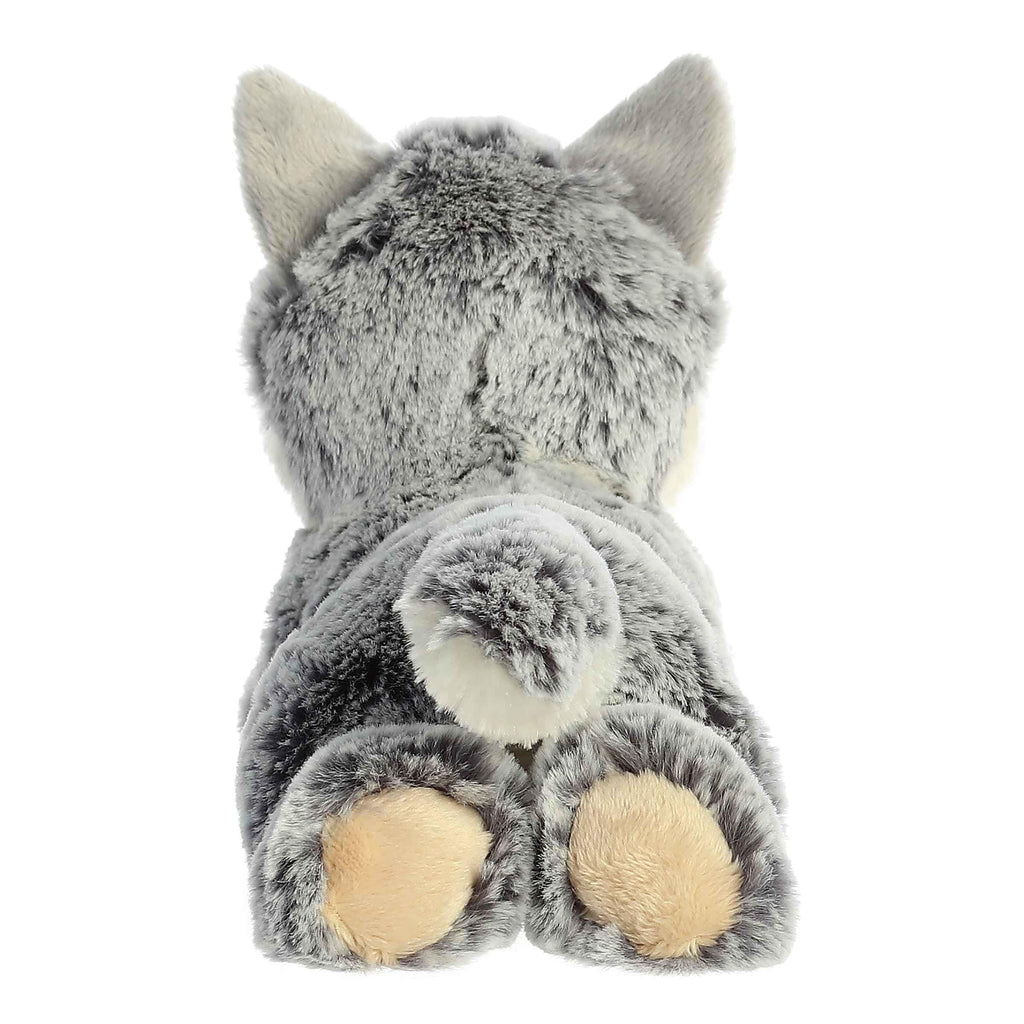 Aurora Mini Flopsie Winter Wolf Stuffed Animal, Gray, 8 Inches - Soft Plush Toy for Kids and Adults
